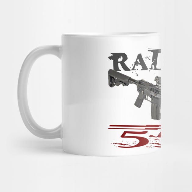 AR15 Rifle Radical 556 by Aim For The Face